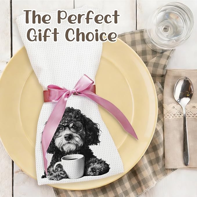 Funny Bernedoodle Kitchen Towels, Dog Kitchen Accessories, Dog Chef Gifts - Image 5