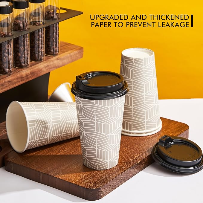 RACETOP 16 oz Disposable Coffee Cups - Image 6