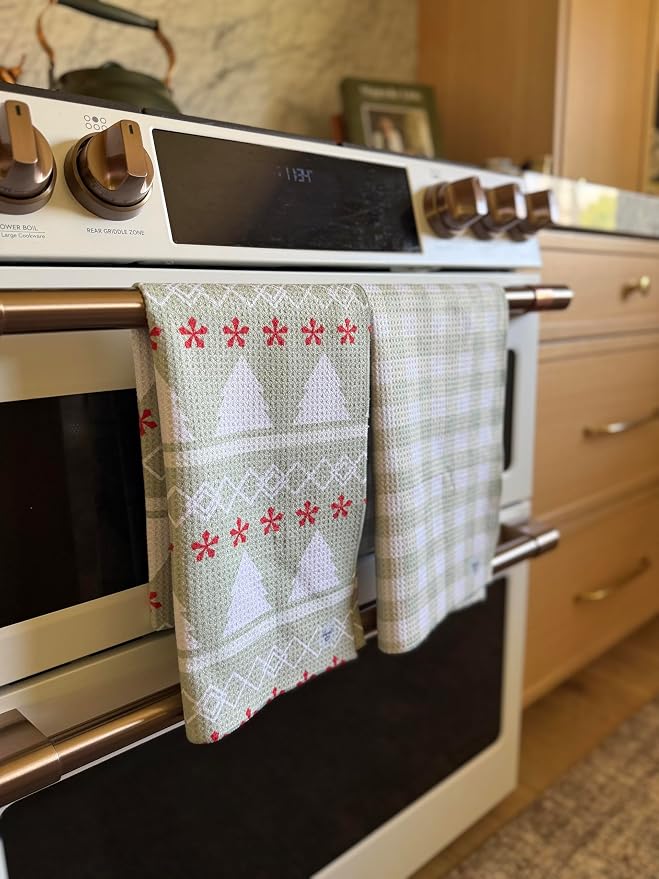 || 3 Pack|| Double Sided Dish Towels || Waffle Weave Microfiber || Highly - Image 4