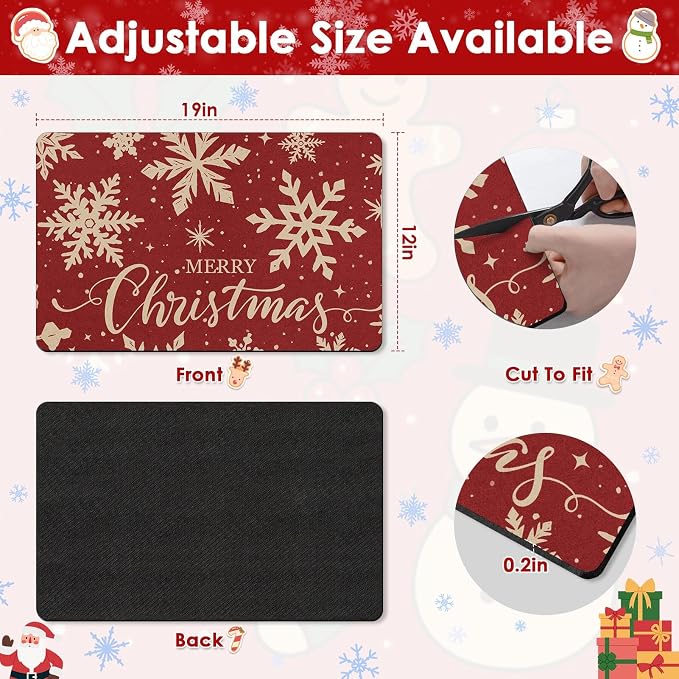 Arttown Coffee Mat for Countertops, Coffee Maker Espresso Machine Dish Rack - Image 3