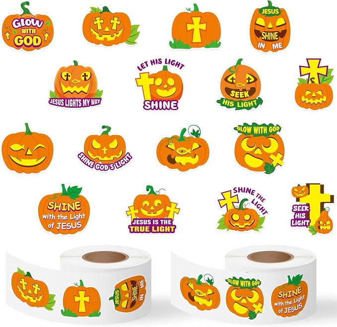 Haooryx Halloween Religious Sticker Rolls by Haooryx