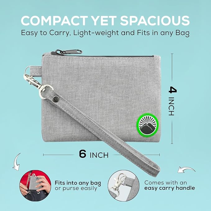 Enjoy Native Small Smell Proof Bag 6" x 4", Odor Resistant, Water Resistant - Image 4