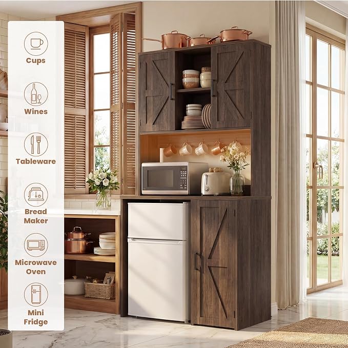Unikito Mini Fridge Cabinet - Image 6