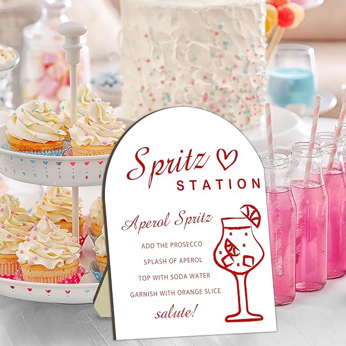 Aperol Spritz Bar Sign, Aperol Spritz Bar Station Sign - Image 3
