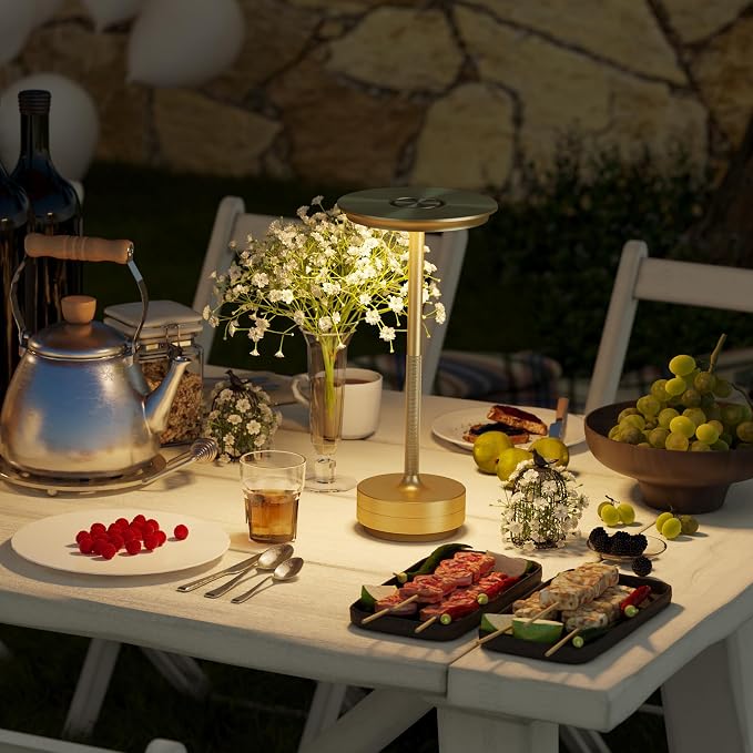 Cordless Rechargeable Table Lamp, LED Portable Touch Battery Table Lights - Image 5