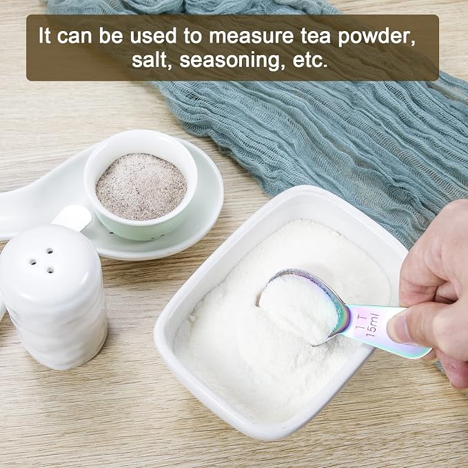 Safring Stainless steel coffee scoop 2-piece set durable Tablespoon, ergonomic - Image 5