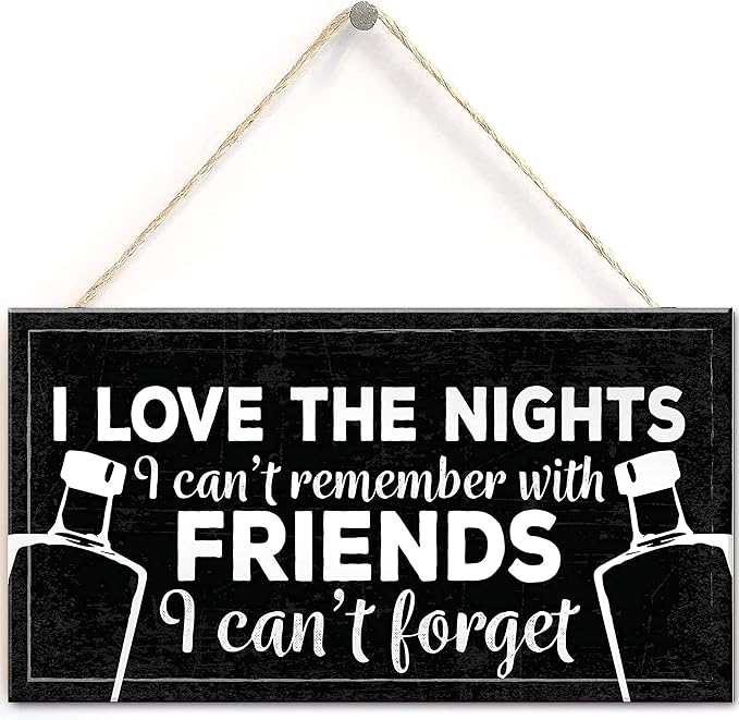 Funny Garden Shed Home Bar Pub Vodka Gin Alcohol Hot Tub Sign Friendship Gifts by Unknown