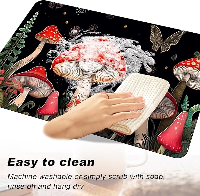 Coffee Mat, Coffee Bar Accessories Fit Under Coffee Maker Espresso Machine - Image 5