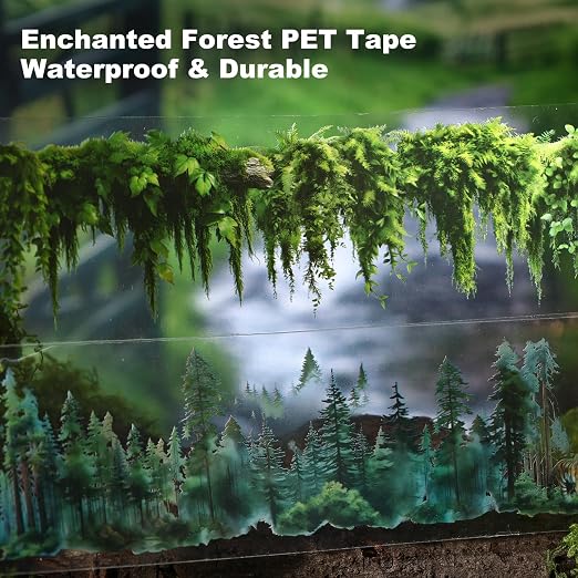 Forest Adventure Transparent PET Scrapbook Tape Set - Image 3
