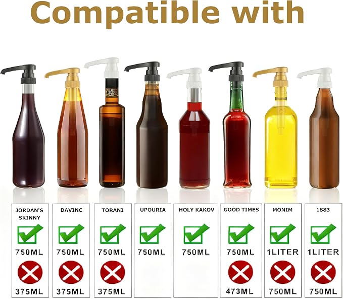 6 Pcs Syrup Pump Dispenser - Image 5
