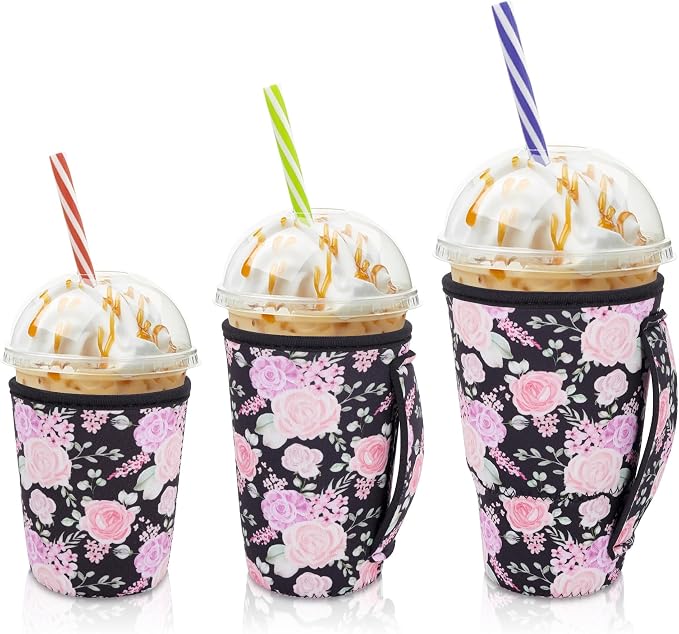 Iced Coffee Sleeve Insulator Sleeves by AJLTPA