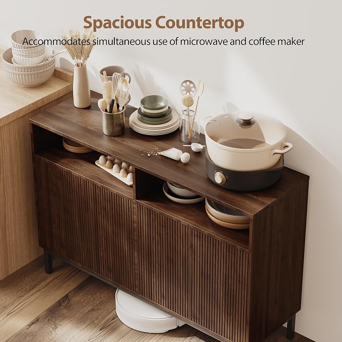 Mericonia Farmhouse Buffet Sideboard Cabinet - Image 9