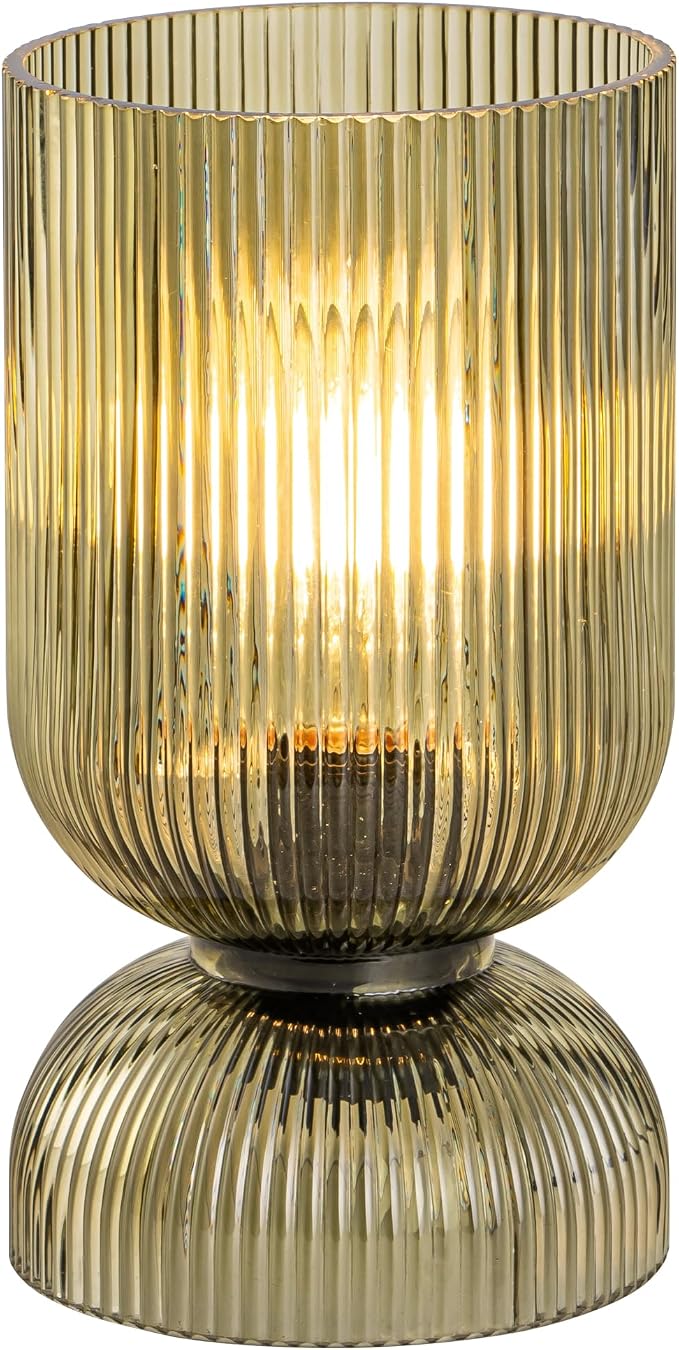 Modern Table Lamp, Glass Mid Century Lamp - Image 2