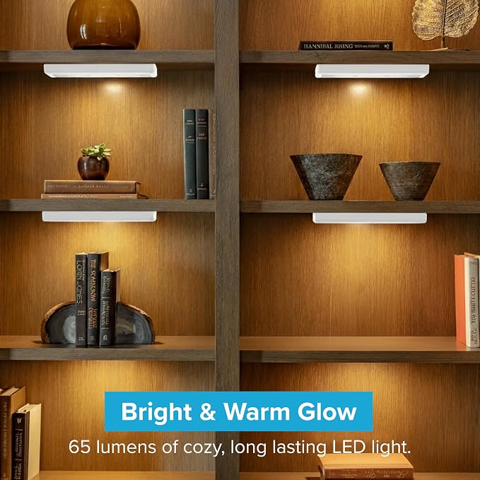 Brilliant Evolution Pack of 2 Wireless LED Stick on Lights Battery Operated - Image 6