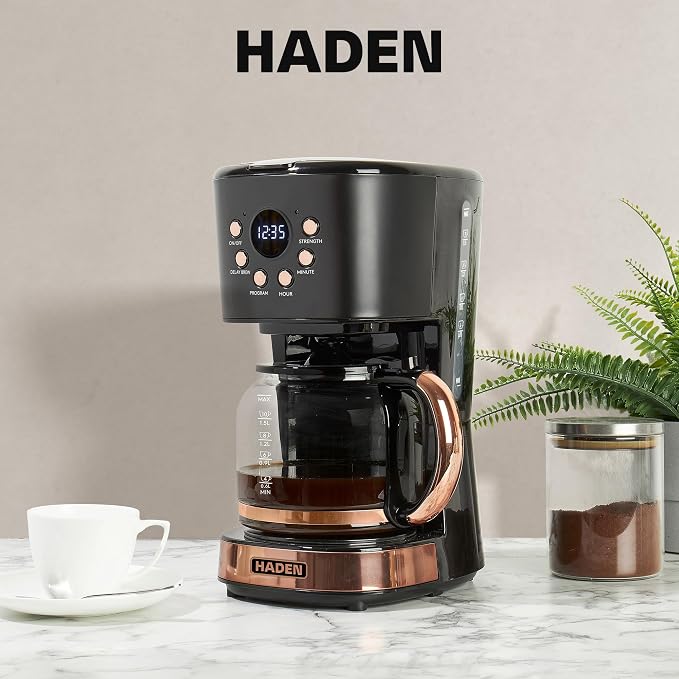 HADEN Coffee Machine, 12 Cup Programmable Drip Coffee Maker - Image 6