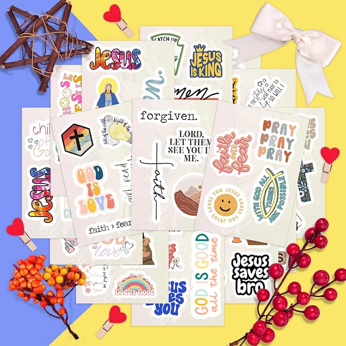 100Pcs Jesus Stickers - Image 6