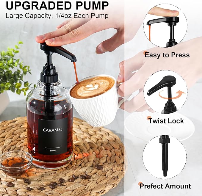 Coffee Bar Accessories, Syrup Dispenser - Image 2