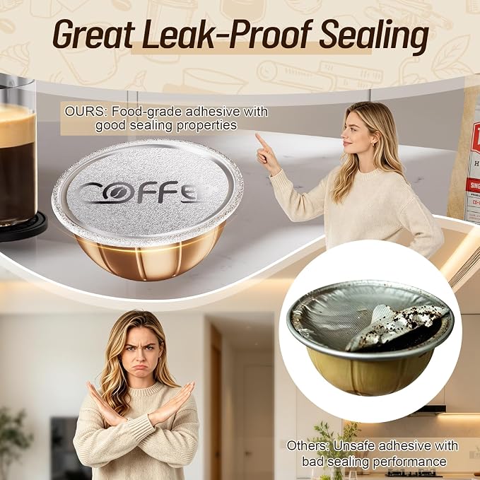 100 Pcs Aluminum Foil Seal Lids - Image 4