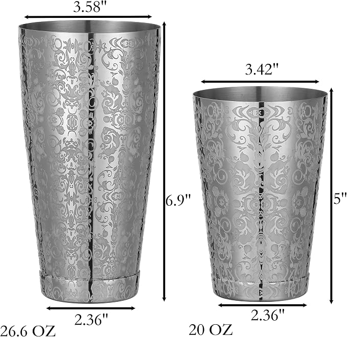 Stainless Steel Boston Shaker - Image 5