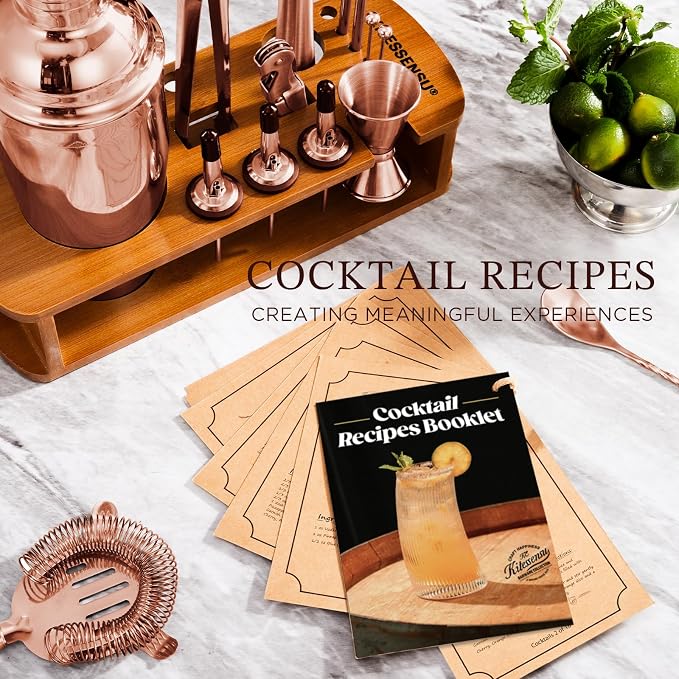 KITESSENSU Cocktail Shaker Set Bartender Kit - Image 7