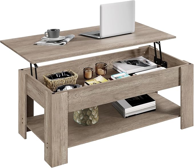 Yaheetech Lift Top Coffee Table by Unknown