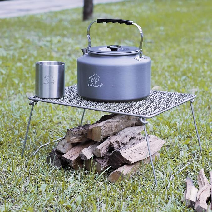 Bulin Camping Kettle, 2.2L Large Portable Stovetop Tea Kettle Fast Heating - Image 5