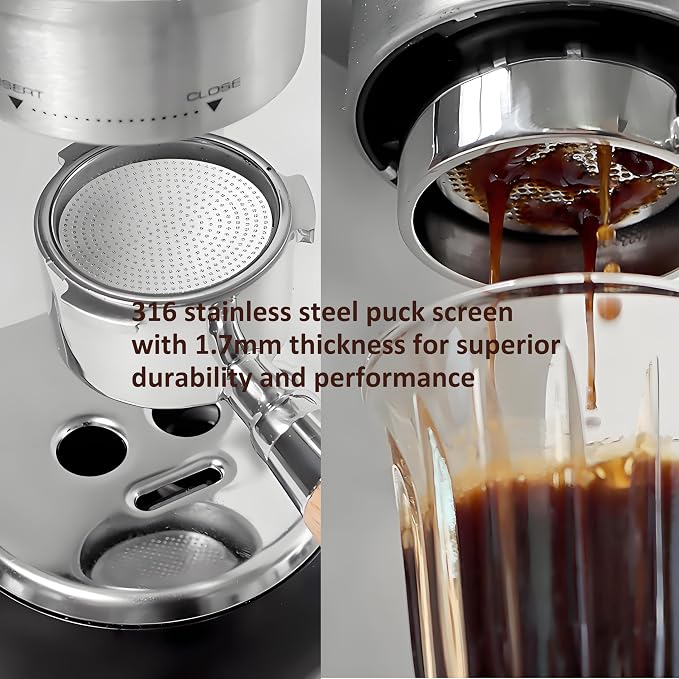 Espresso Dosing Funnel and Puck Screen Set, Coffee Dosing Ring Aluminum - Image 3