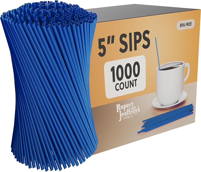 Disposable Plastic Coffee Stirrer Straw by RupertandJeoffreysTradingCo