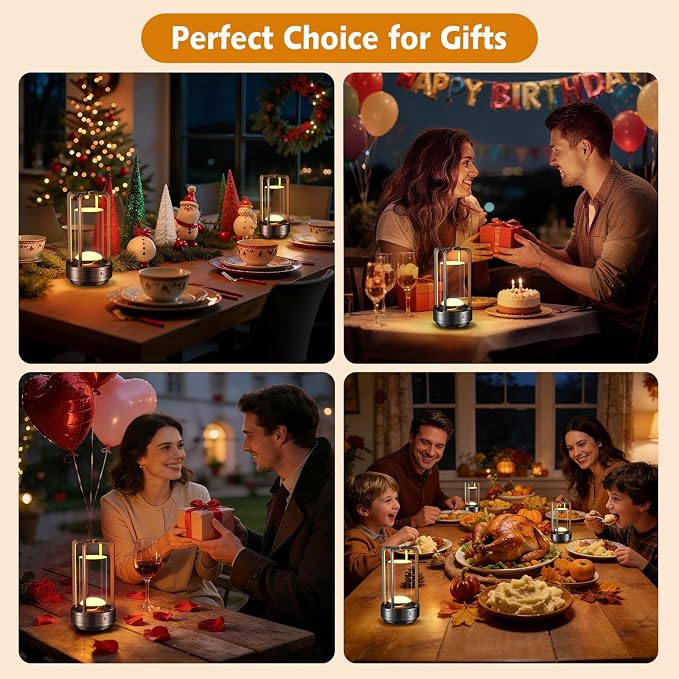 Portable Table Lamp for Outdoor Indoor: Cordless Rechargeable Desk Lamp - Image 8