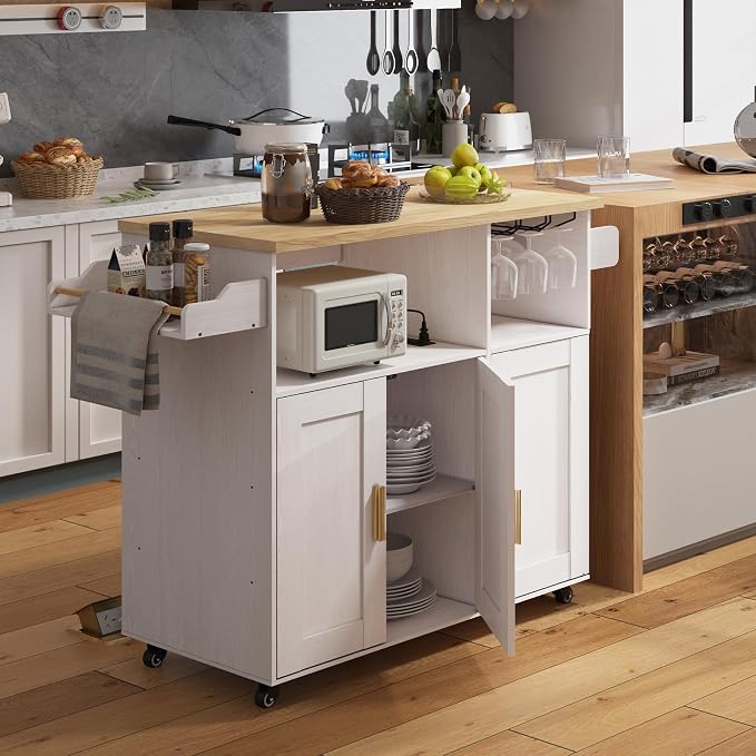 ASTRONAPE Rolling Mobile Kitchen Island - Image 6