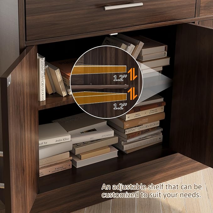 Vongrasig Sideboard Buffet Cabinet - Image 4