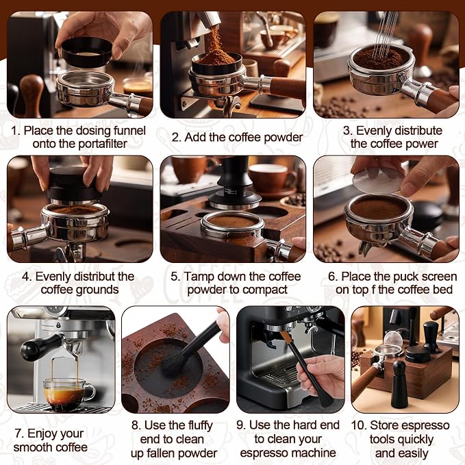 7 Pcs 53mm Espresso Accessories Kit - Image 6