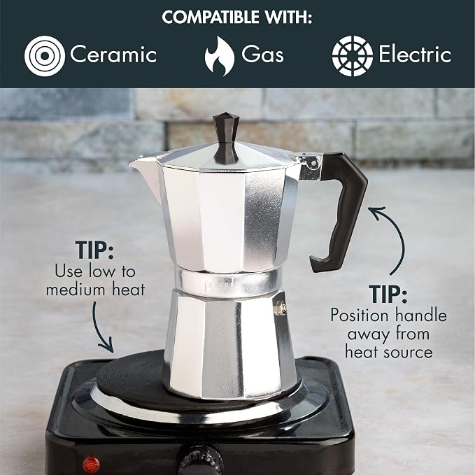 Primula Classic Stovetop Espresso and Coffee Maker, Moka Pot - Image 5