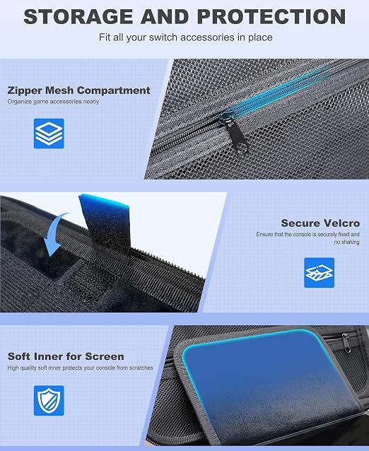 Kawaye Switch 2 Case for Switch Game Compatible - Image 6