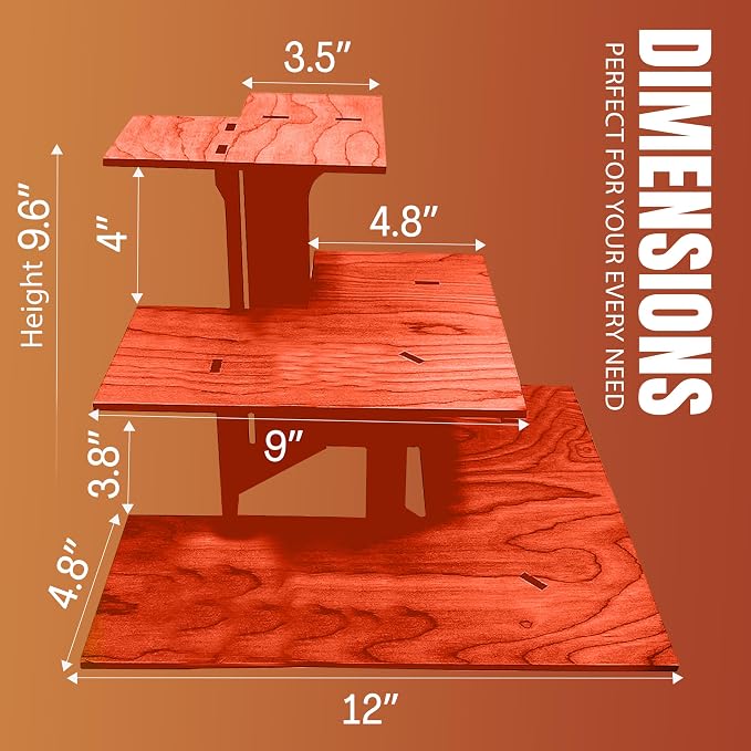3-Tier Corner Retail Table Display Stand - Image 4