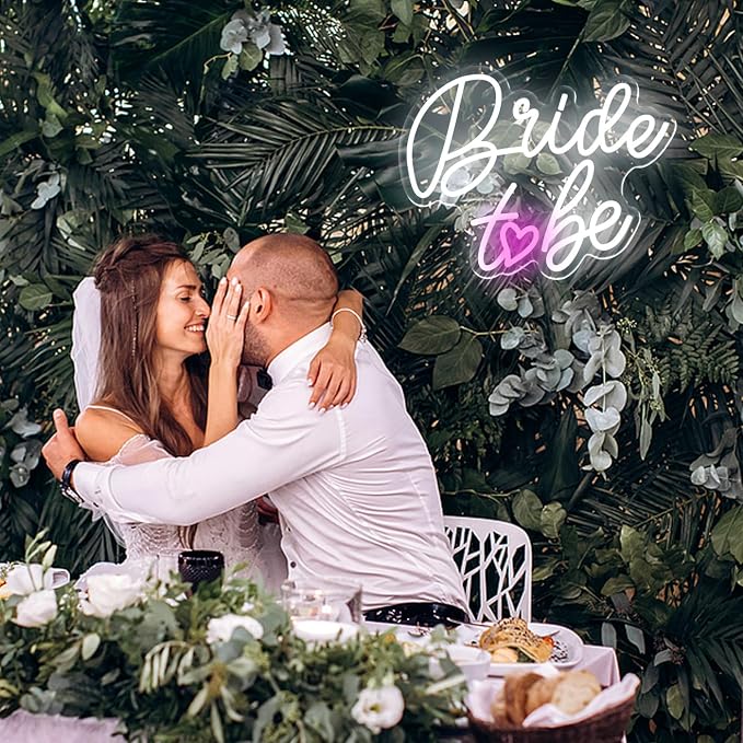 Bride to Be Neon Sign Wedding Light Signs White Led Neon Light Signs USB - Image 7