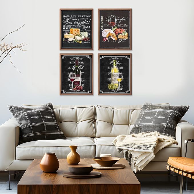 AMERICAN LUXURY GIFTS Wine & Cheese Varieties Chalkboard Replica - Image 3