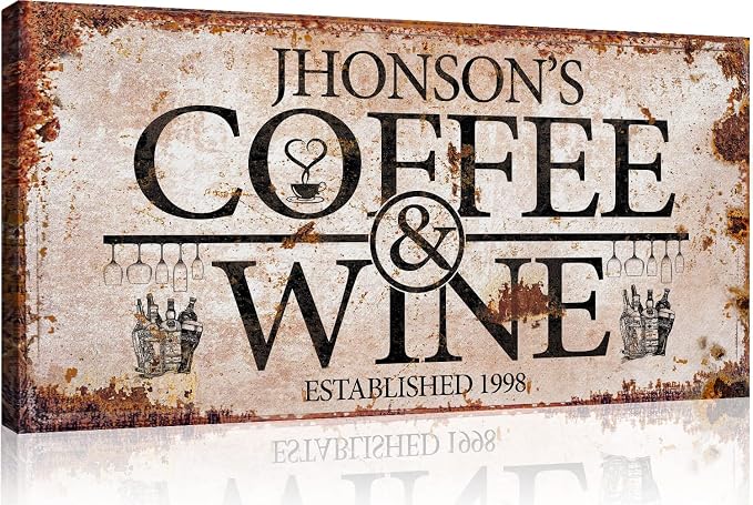 TAILORED CANVASES Custom Coffee Bar Sign - Image 3