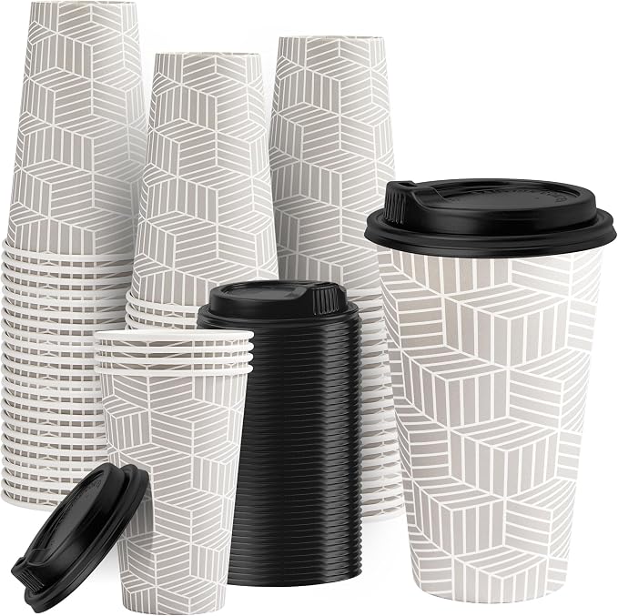 RACETOP 16 oz Disposable Coffee Cups by RACETOP
