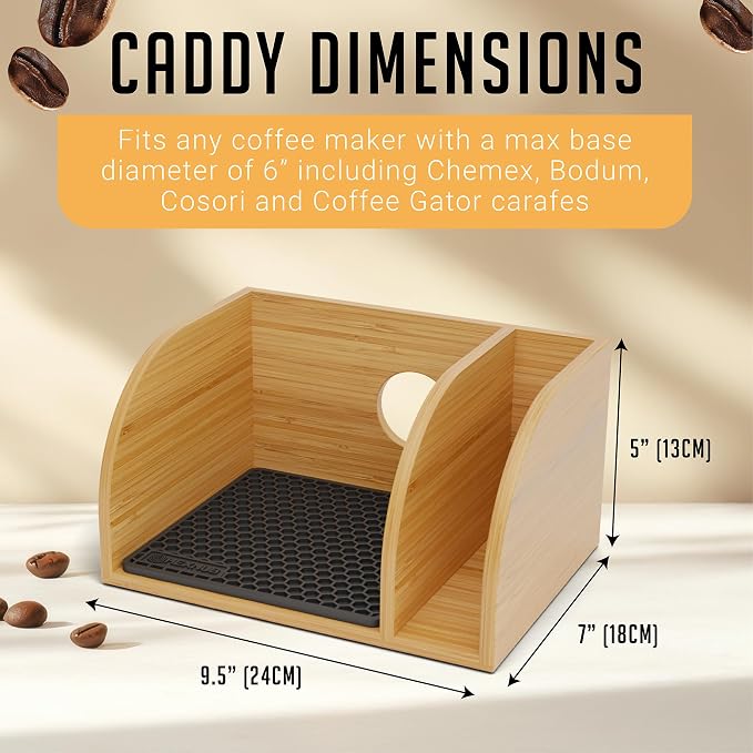 HEXNUB Pour Over Caddy with Lid - Image 3