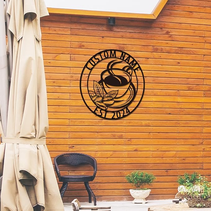 Personalized Coffee Bar Sign, Coffee Sign - Image 4
