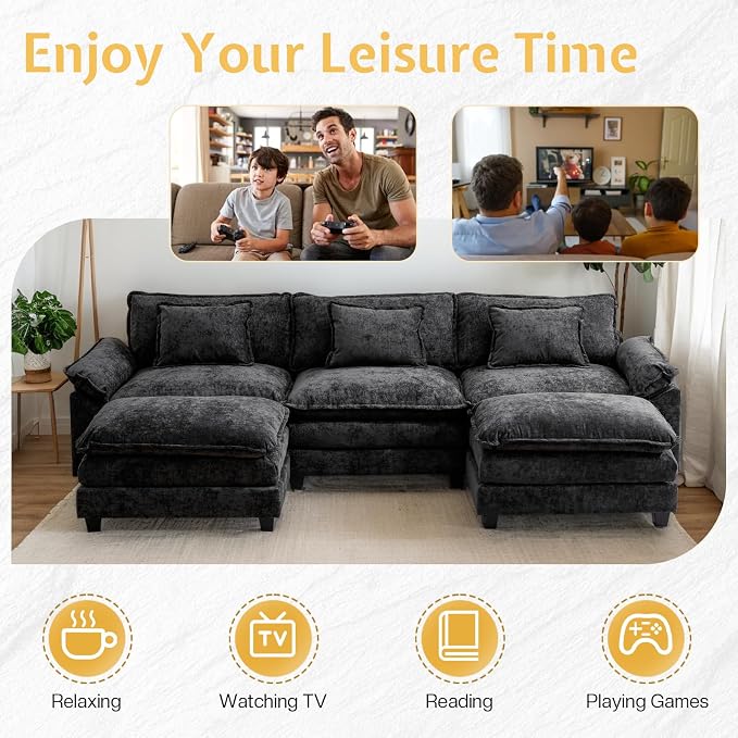 Modular Sectional Sofa, Cloud Couch - Image 6