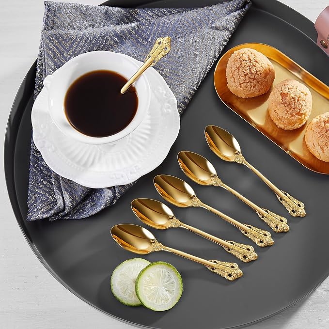 KEAWELL Luxurious 5.1-Inch Espresso Spoons Set - Image 3
