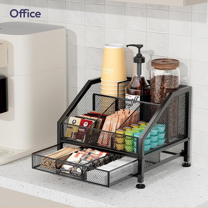 SWTYMIKI Coffee Bar Organizer for Countertop – Space-Saving Kcup Organizer - Image 6