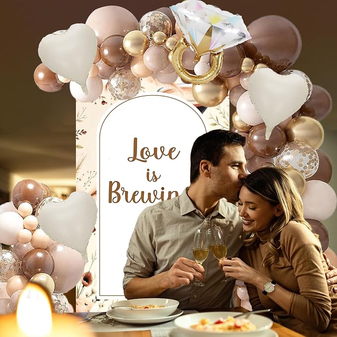 Love is Brewing Bridal Shower Decorations Balloons - Image 7