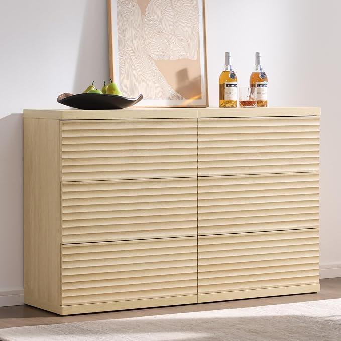 SICOTAS Fluted Sideboard Buffet Cabinet - Image 2