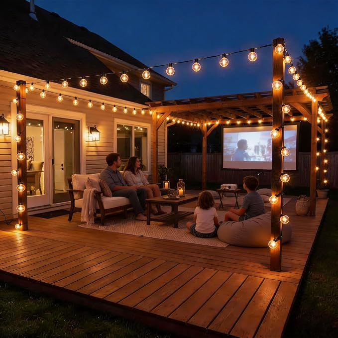 RTTY Outdoor String Lights 100 FT, Patio Light - Image 8