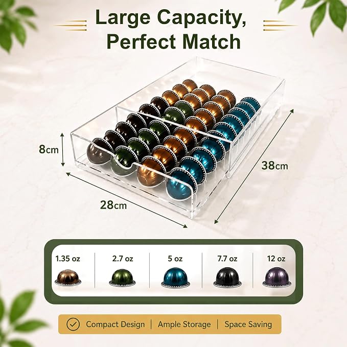 Coffee Pod Drawer Organizer Compatible - Image 3