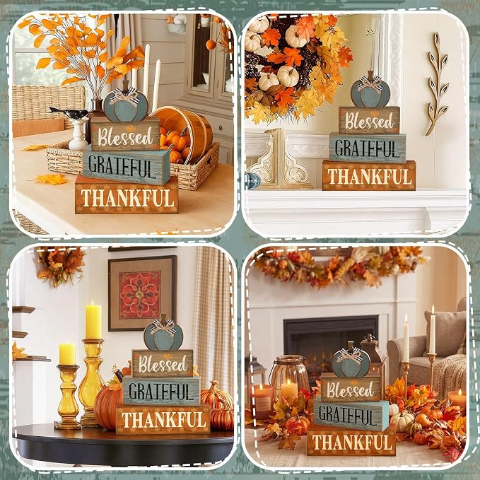 Lineshading 4 Pcs Fall Table Decoration - Image 5