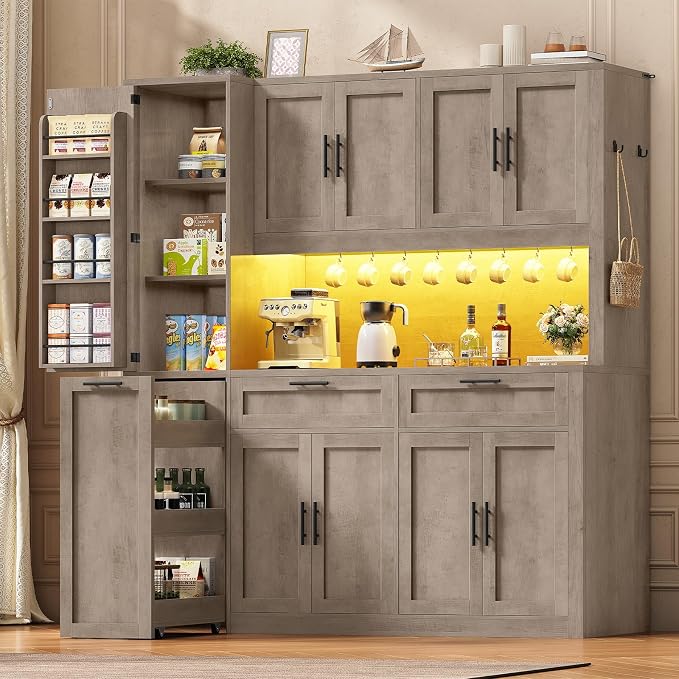 Itaar 71" Kitchen Pantry Cabinet by Itaar